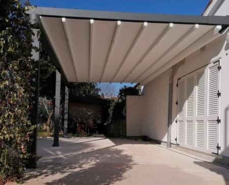 Pergola TREND se stahovací střechou Pergola TREND se stahovací střechou